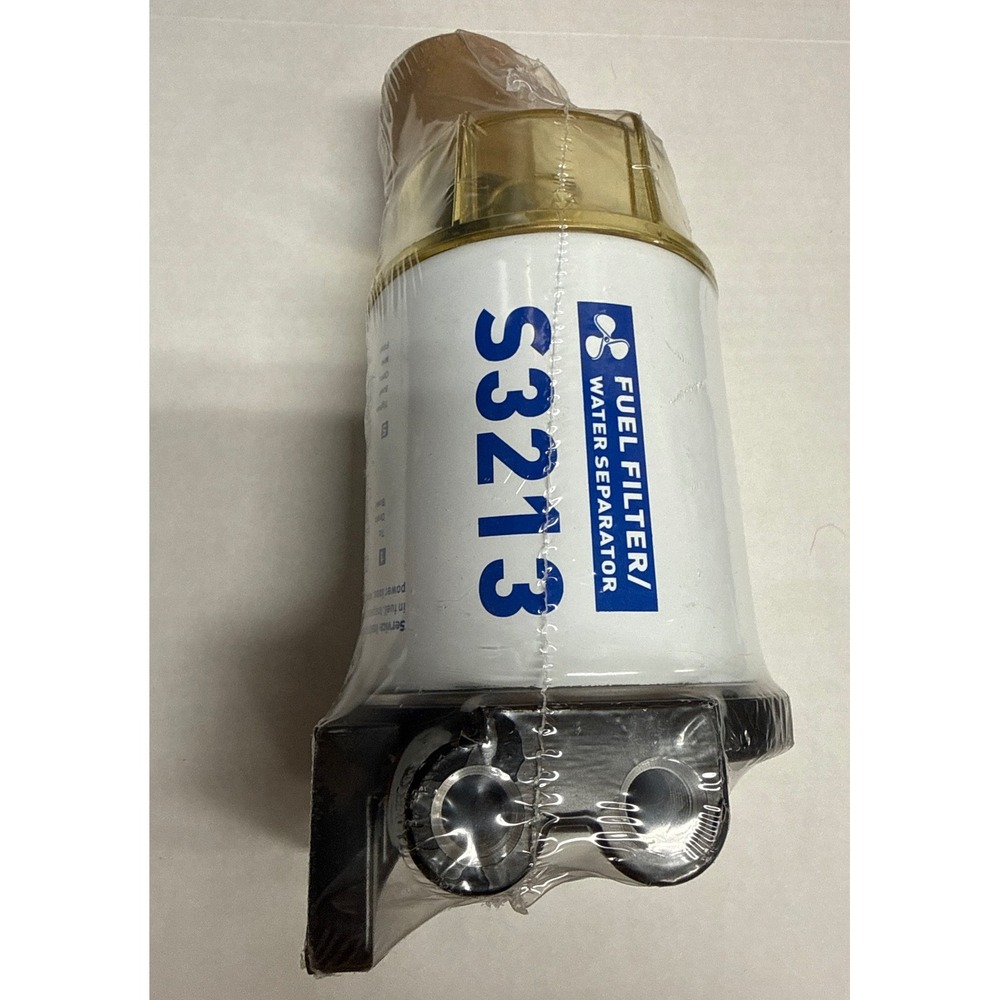 S3213 Marine Fuel Filter Water Separator Assembly for Outboard Engines White